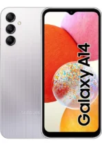 جوال سامسونج جالكسي A14 سعة تخزين 64 GB، RAM 8GB، لون فضي، اصدار المملكة العربية السعودية، ثنائي شرائح الاتصال، هاتف ذكي بنظام اندرويد