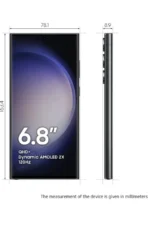 ⁦جوال سامسونج جالكسي S23 الترا، 256 جيجا، لون أسود فانتوم، إصدار السعودية، موبايل 5G، يدعم شريحتين اتصال، نظام أندرويد⁩ - الصورة ⁦3⁩