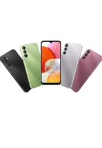 ⁦جوال سامسونج جالكسي A14 سعة تخزين 64 GB، RAM 8GB، لون فضي، اصدار المملكة العربية السعودية، ثنائي شرائح الاتصال، هاتف ذكي بنظام اندرويد⁩ - الصورة ⁦4⁩